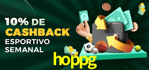 10% de bônus de cashback na hoppg